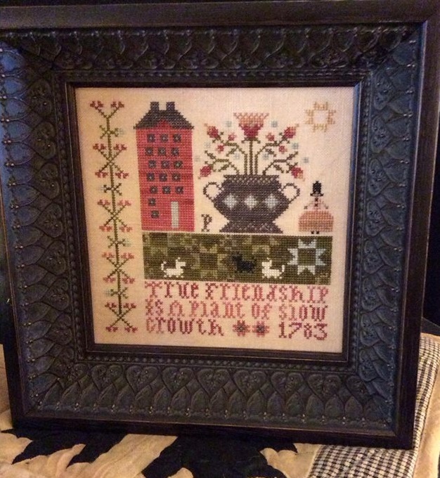 True Friendship (Pat's Sampler) cross stitch chart Plum Street Samplers ...