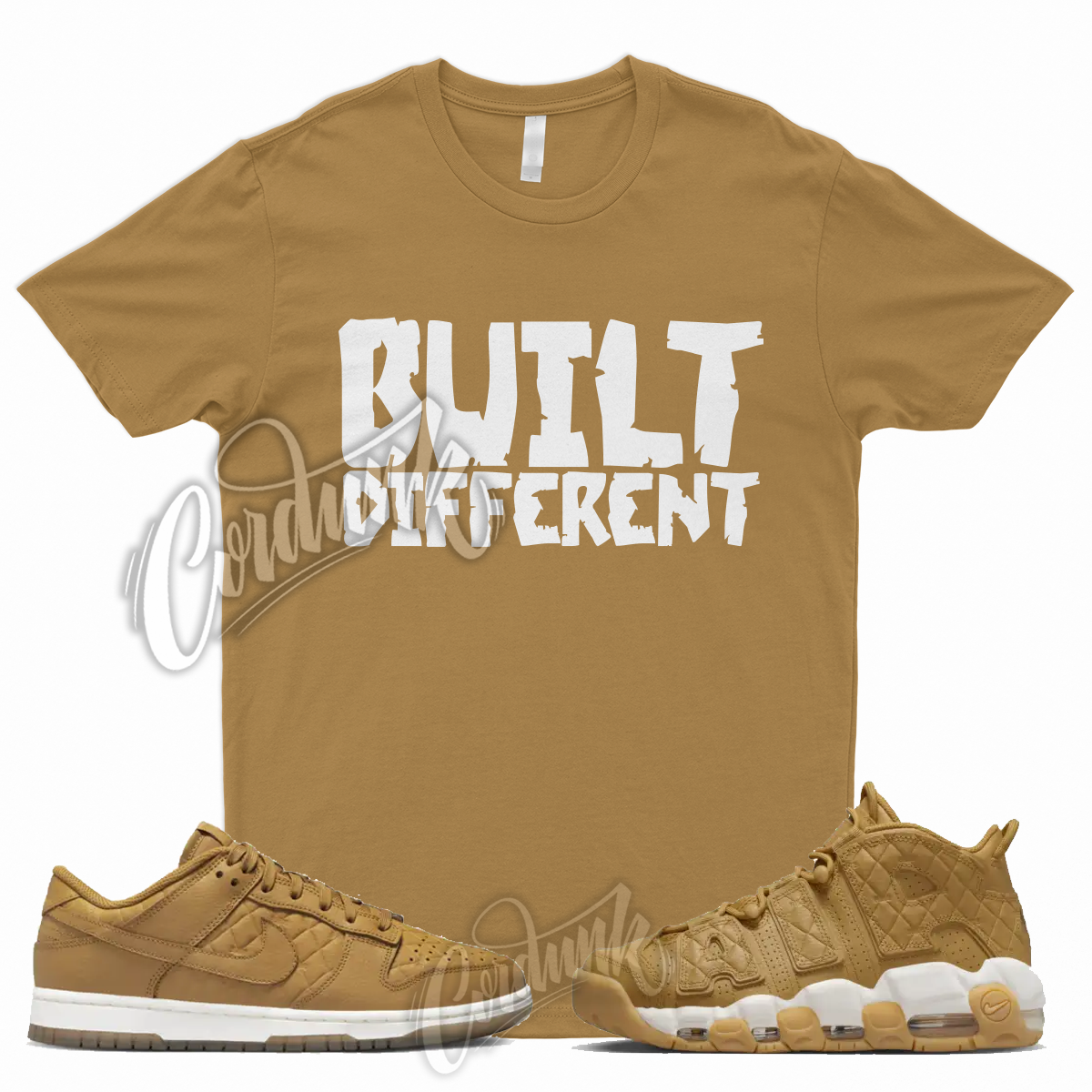 BUIL Shirt for Dunk Low Wheat Gum Light Brown Flax Air More Uptempo ...