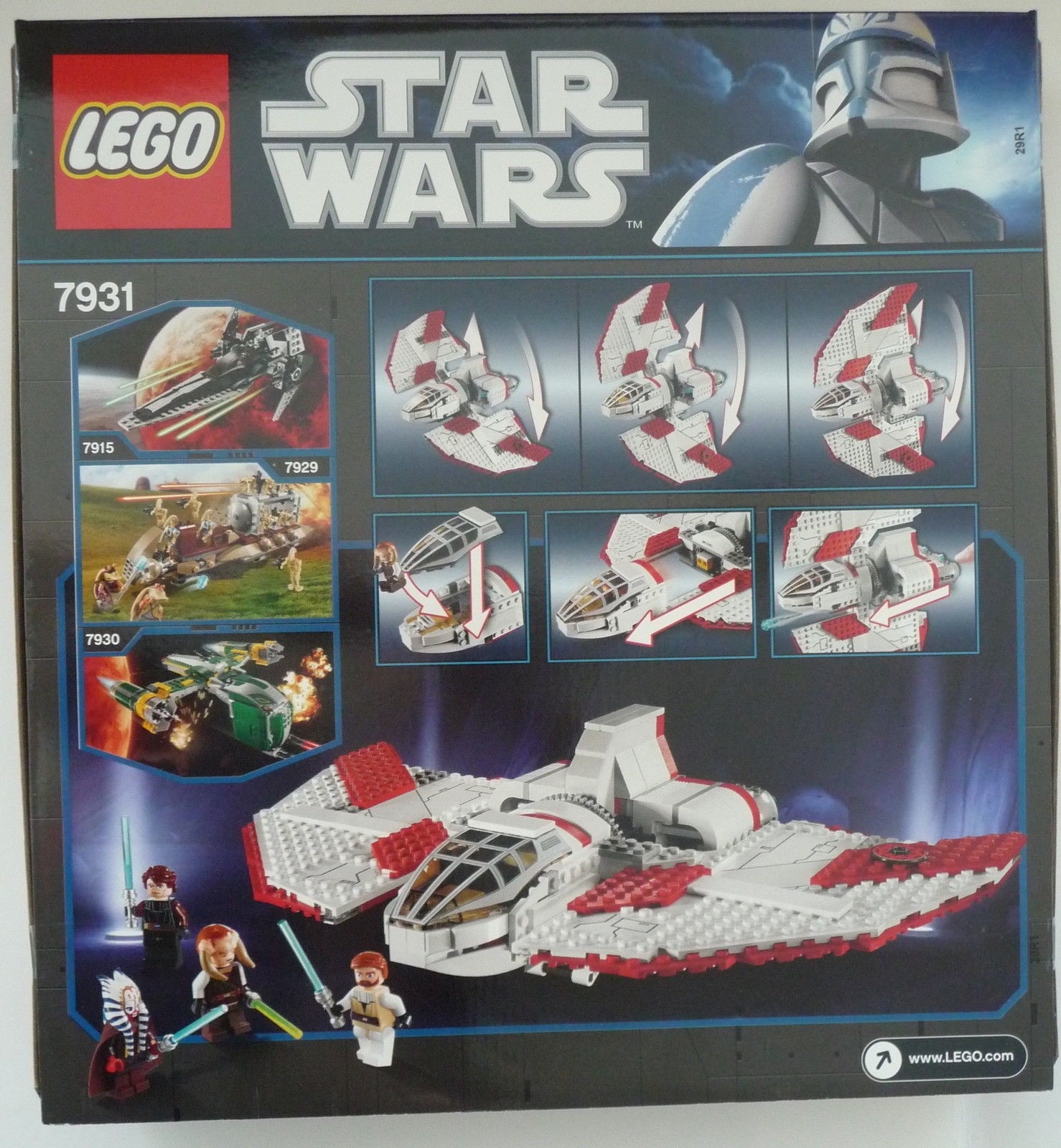 Lego Star Wars Jedi T-6 Shuttle Set 7931 - LEGO Complete Sets & Packs