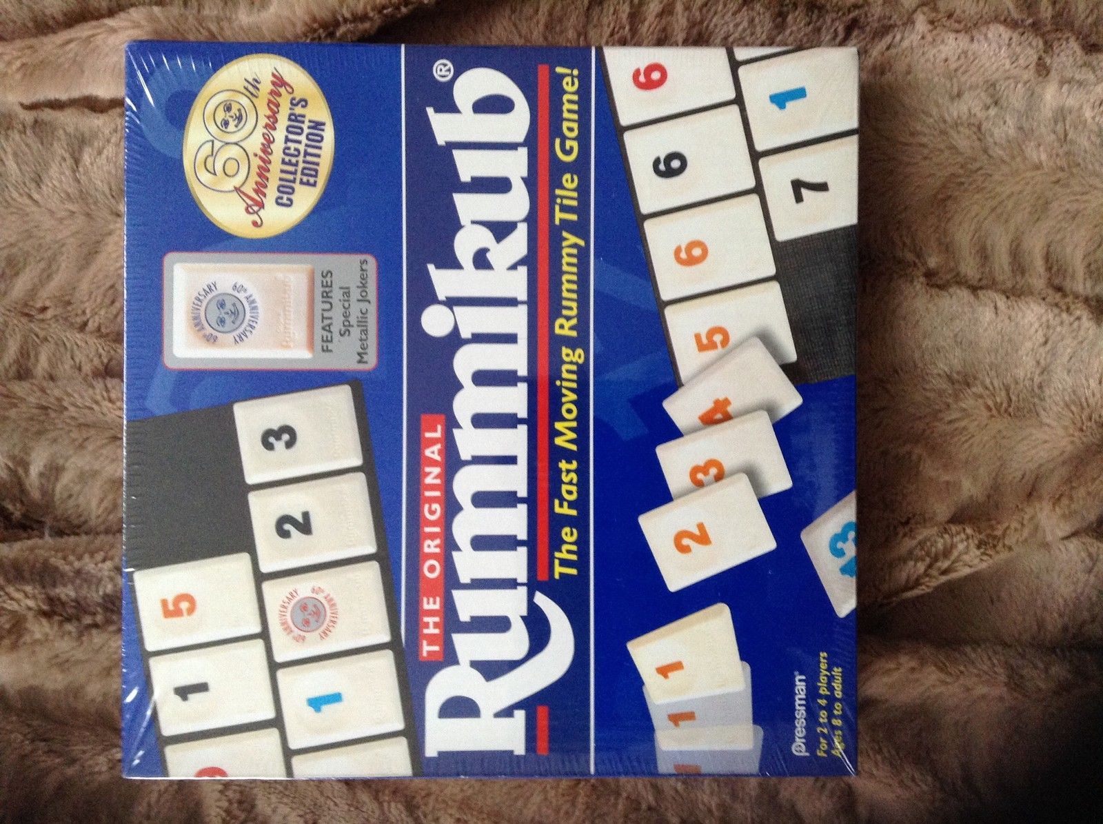60th Anniversary Rummikub Collector's Edition Game w/ Metallic Joker