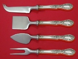 American Beauty by Manchester Sterling Silver Cheese Serving Set HH 4pc ... - $286.11