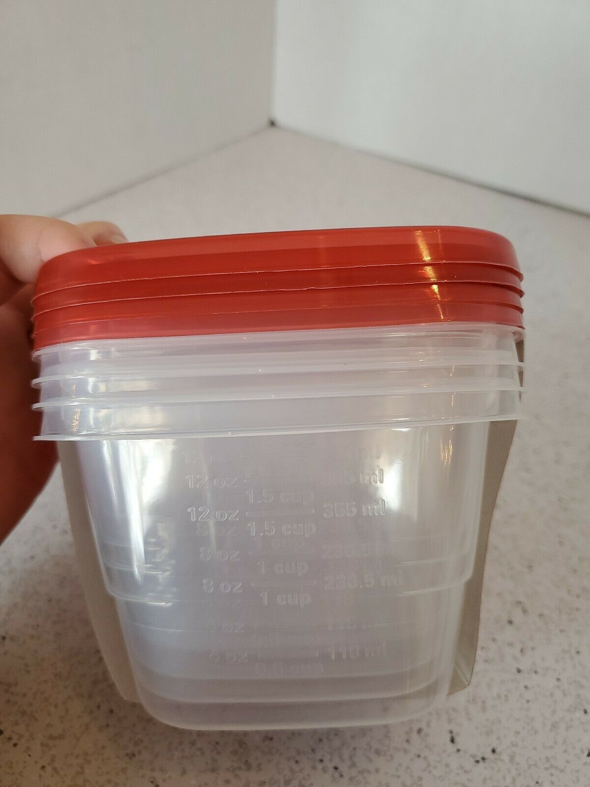 Betty Crocker 4ct Packs Plastic Storage Containers with Lids Kitchen