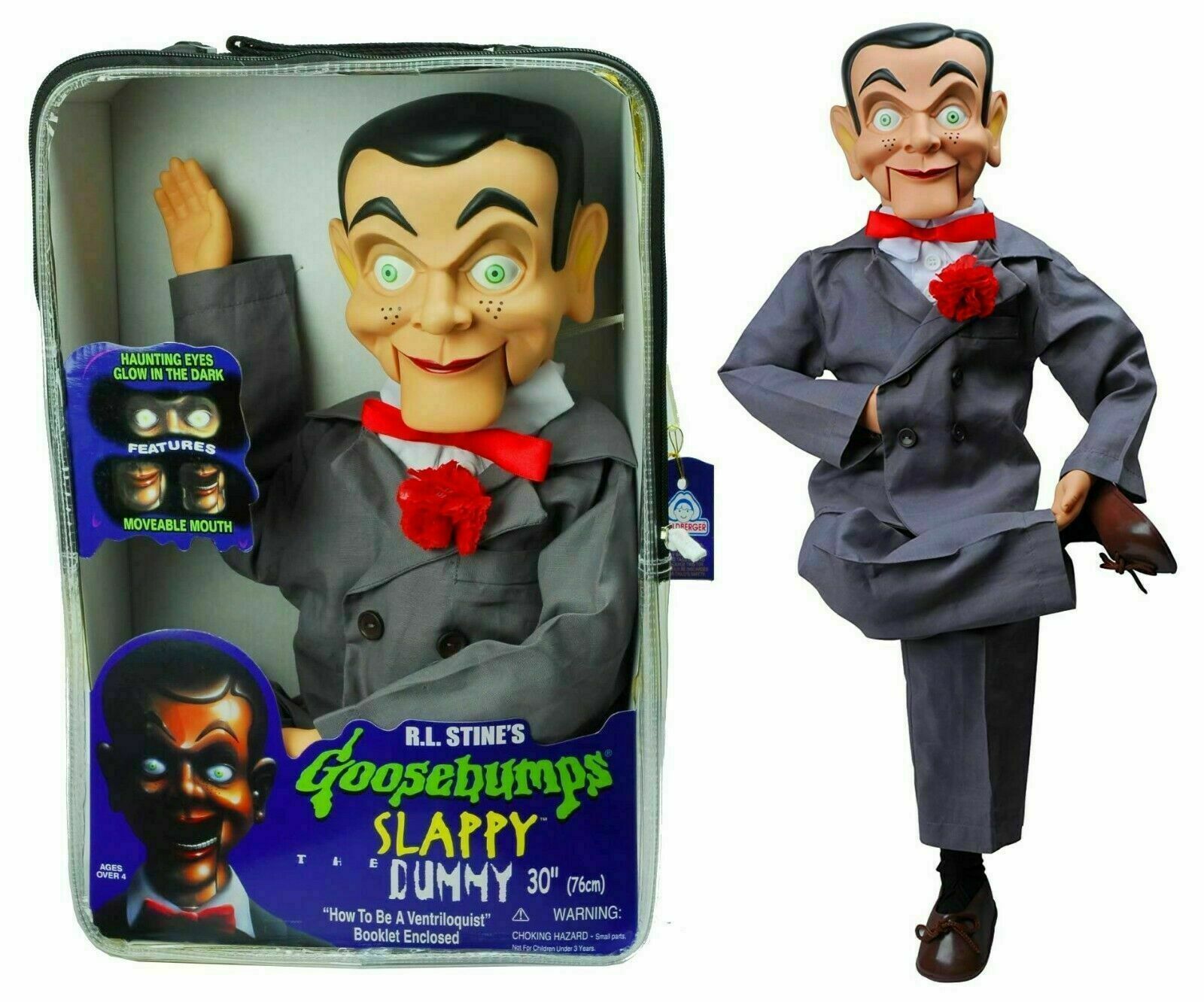 Slappy Dummy, Ventriloquist Doll “Star of Goosebumps”, Glow In The Dark ...