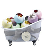 Bath Bombs Gift Set for Women 10 Large Two Tone Colorful - - $123.79