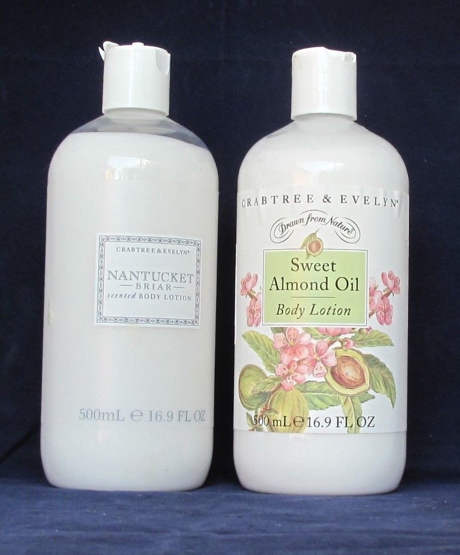 Crabtree Evelyn Nantucket Briar and Sweet Almond Oil Body Lotion 16.9