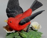 1992 SCARLET TANAGER~Lenox Garden Bird Collection~MIB~Collectible~Awesome Gift