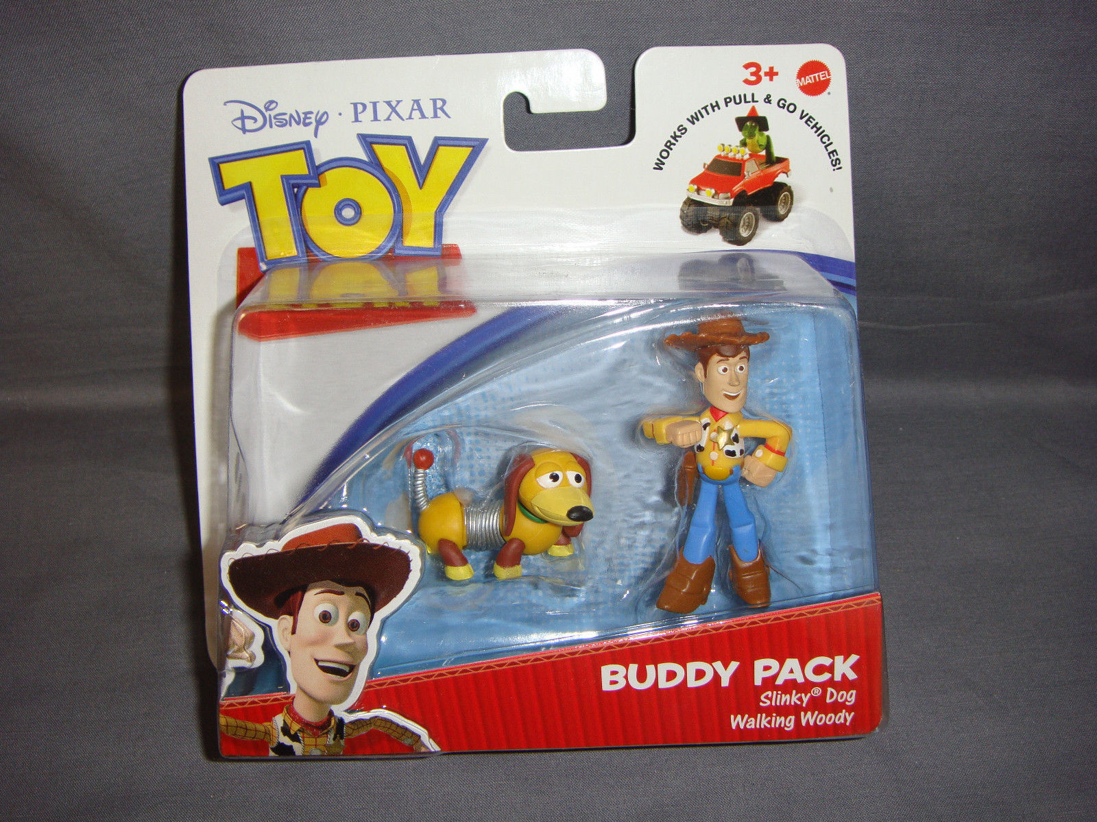 TOY STORY BUDDY PACK FIGURES SLINKY DOG AND WALING WOODY NEW - Toy Story