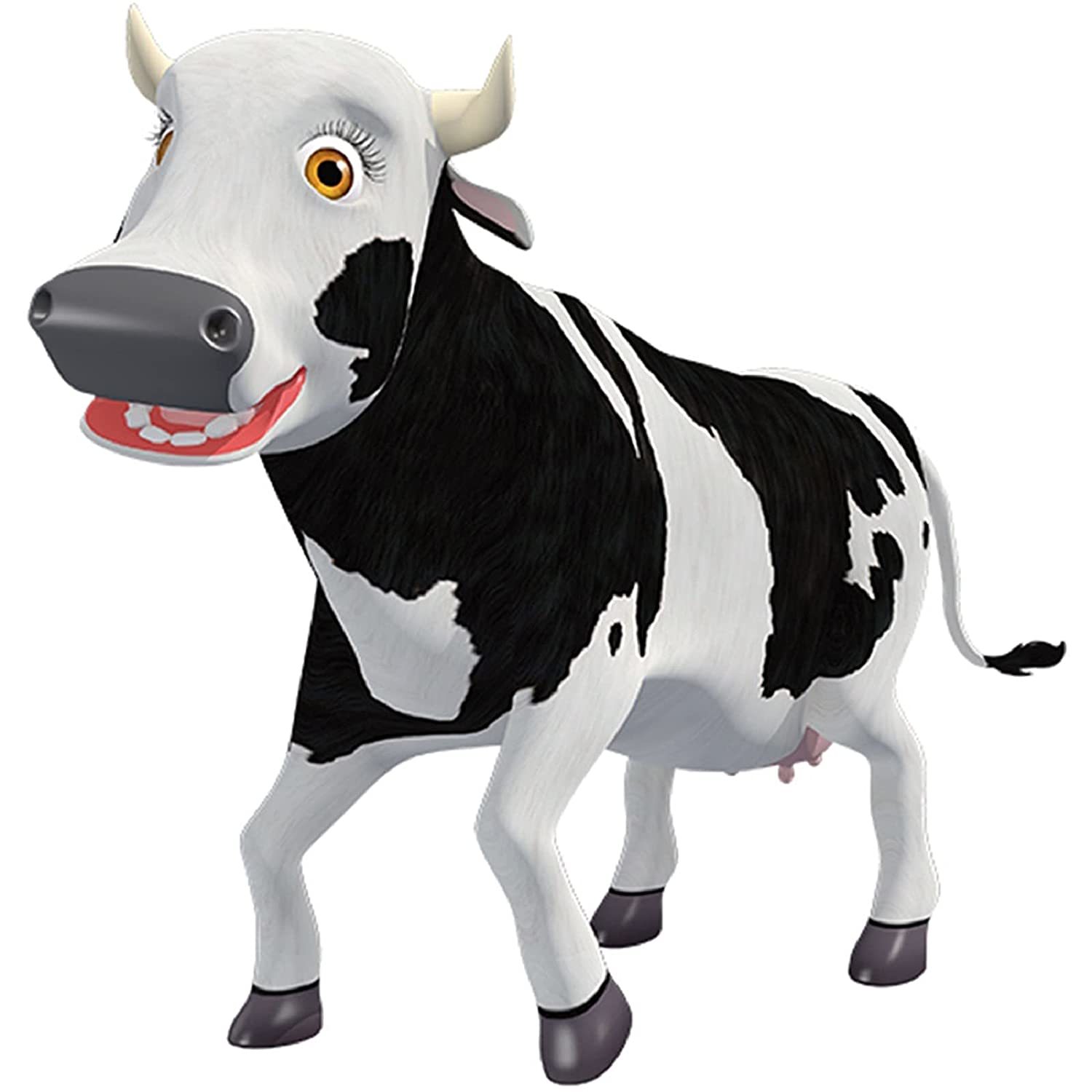 La Granja De Zenon Farm Toys Vaca Lola Stuffed PVC Animal Plush Cows 10 Toys In