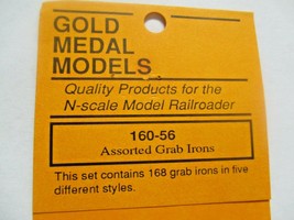 Gold Medal Models # 160-56 Assorted Grab Irons with Drilling Template N-Scale image 2