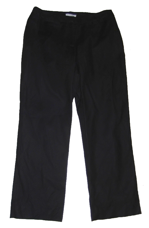 Womens Pants Size 8 Petite Charter Club Katherine Fit Cropped Black ...