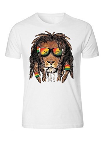G&II Bob Marley Smoking Joint T-Shirt Rasta One Love Lion Zion S - 5XL T-Shirt (