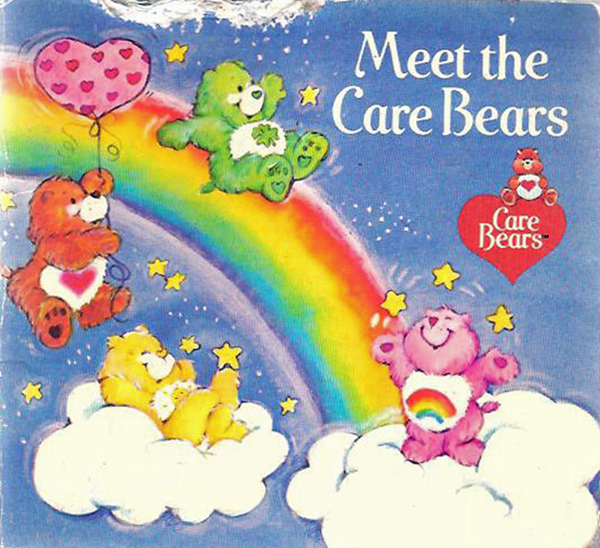 Blue foot-tall Care Bear with two children's books: Meet Care Bears ...