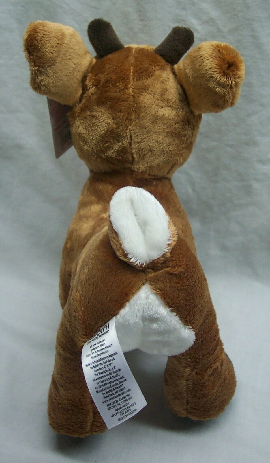 rudolph reindeer plush light up nose