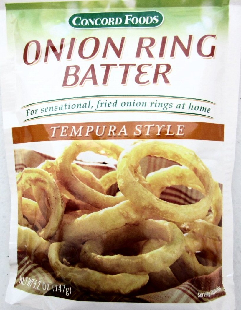 Concord Foods Onion Ring Batter Mix, 5.2ounce pouch Case of 6