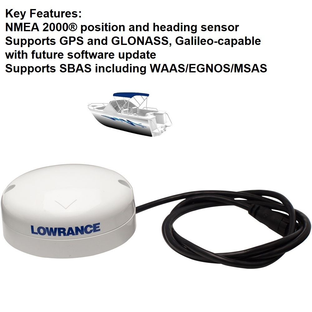 LOWRANCE POINT-1 GPS/HEADING ANTENNA - Fishing Equipment