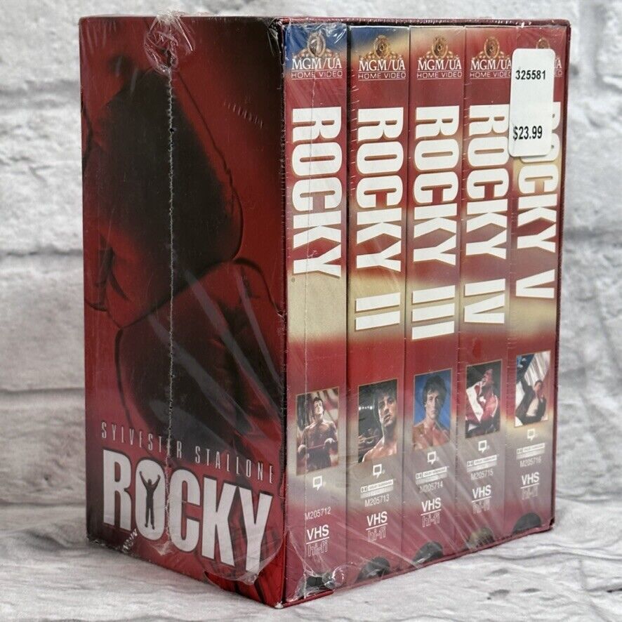 Rocky VHS Box Set Sylvester Stallone 2001 Mgm Ua Home Video Filigrana 5