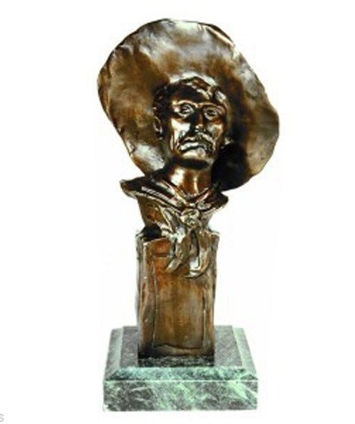 The Sergeant Pure Bronze Sculpture Statue by Frederic Remington