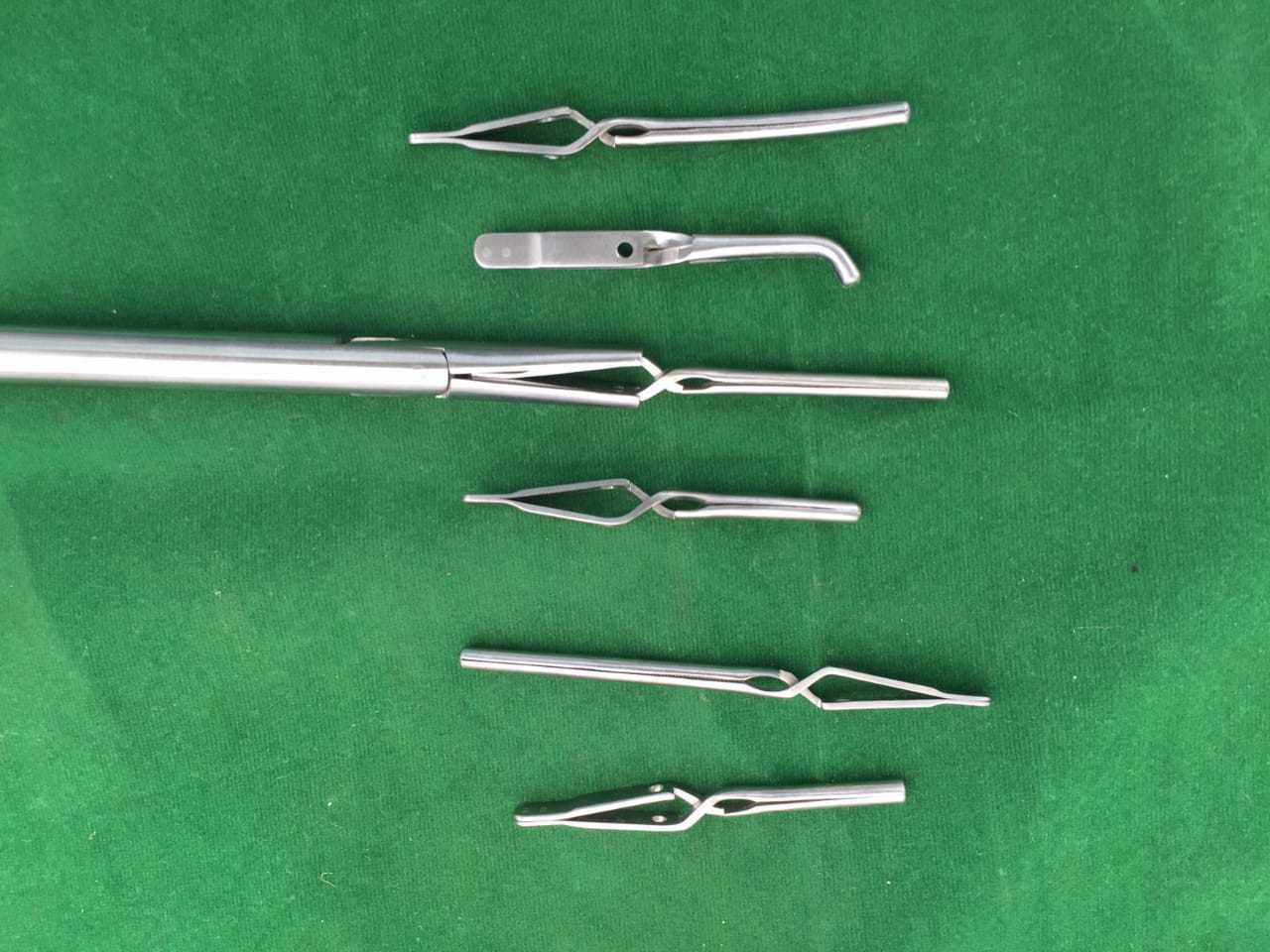 Laparoscopic Bulldog Clamp Forceps Instruments Set 10mm 2 Year Warranty 6 Clips Everything Else