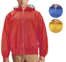 Men&#39;s Lightweight Water Resistant Nylon Zip Up Windbreaker Hoodie Jacket - $27.80