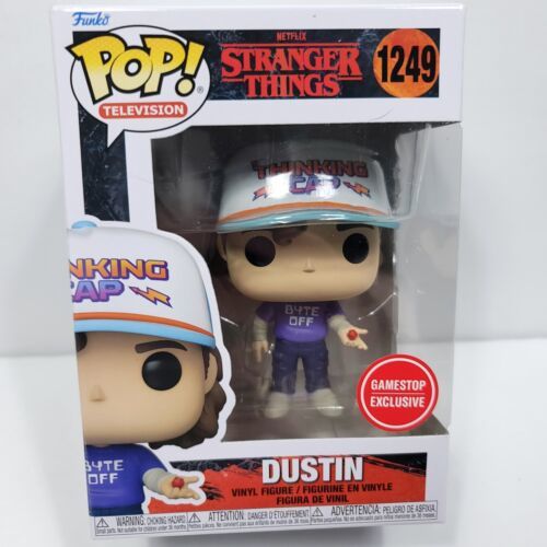 Funko Pop! Television Stranger Things Dustin Byte Off #1249 Gamestop ...