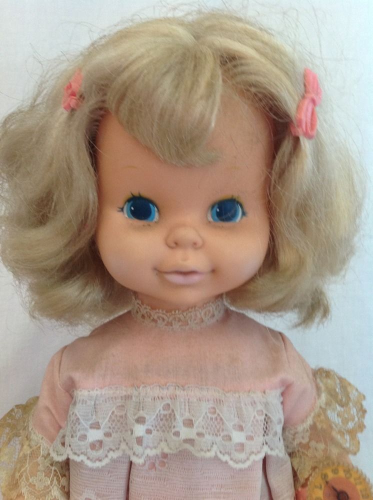 Vtg Timey Tell Doll Mattel 18