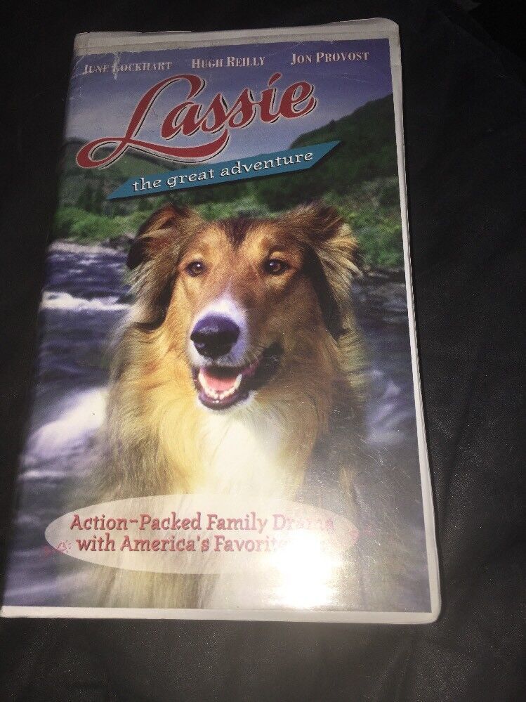 Lassie The Great Adventure Vhs Clamshell June Lockahrt Hugh Reillyshelf Vhs Tapes 
