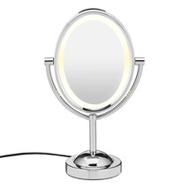 Conair Lighted Makeup Mirror, Double-Sided Lighted Vanity Makeup, Chrome - $43.97