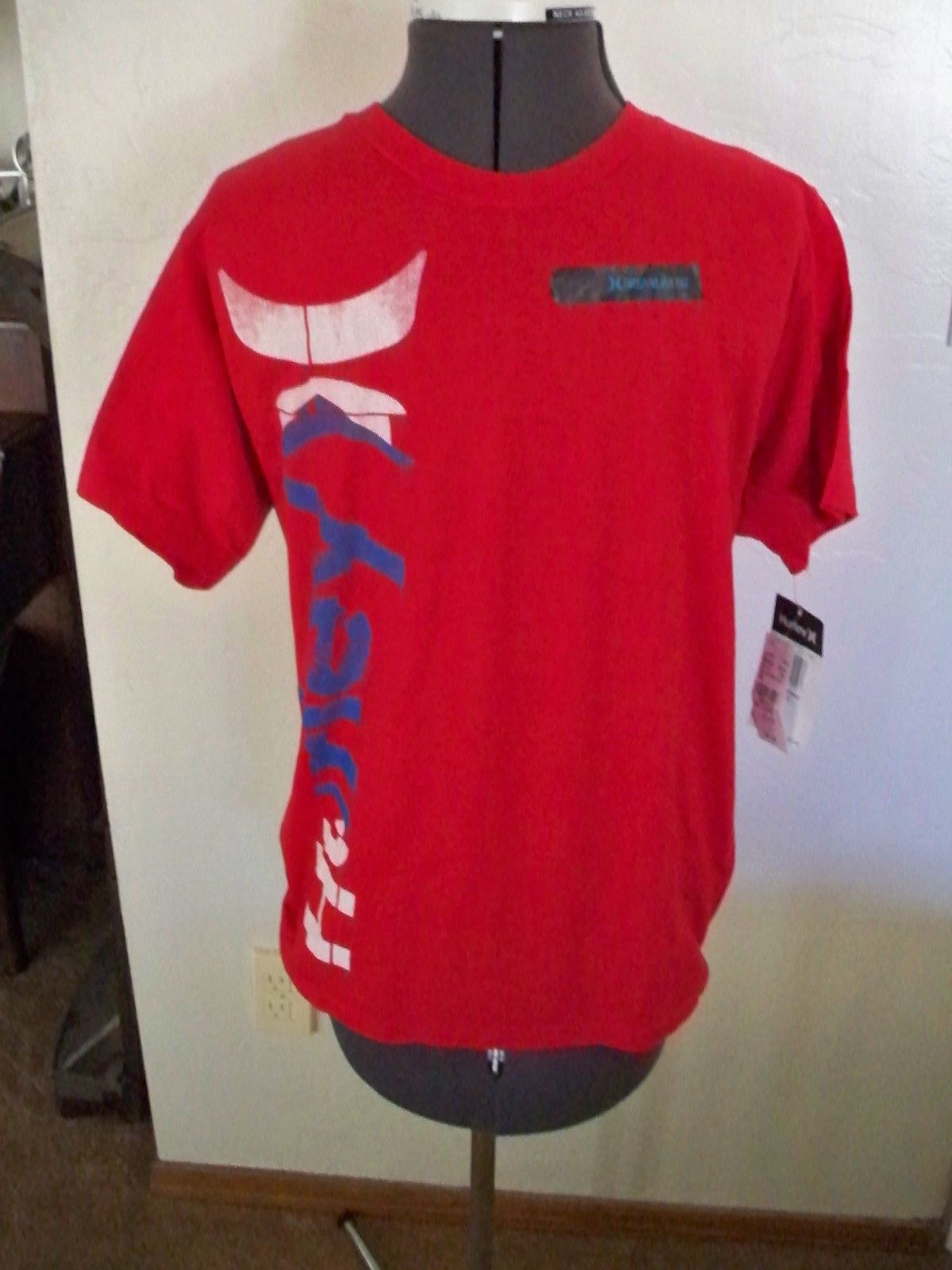 red hurley shirt