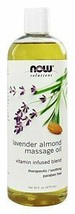 NOW Foods - Lavender Almond Massage Oil - 16 fl. oz. - $18.49