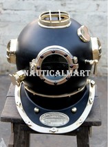 NauticalMart Vintage Solid Steel & Brass Diving Divers, Helmet U.S Navy  image 1