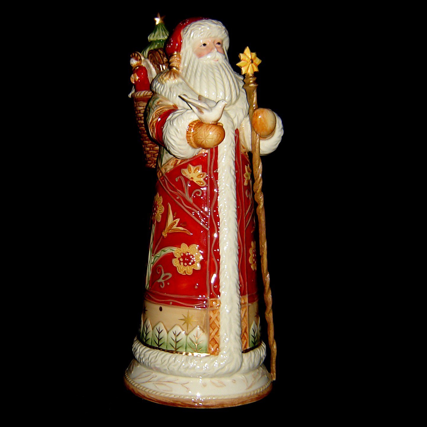 fitz floyd bianco santa figurine large figurines fitz floyd bianco santa figurine large figurines
