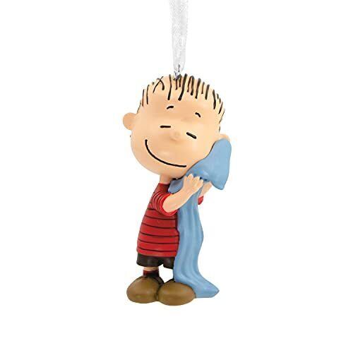 Hallmark Peanuts Linus Hugging Blanket Christmas Ornament - $24.74