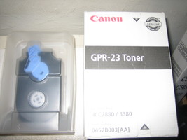(OPEN BOX ) Lot of 2 Canon GPR-23 0452B003AA Black Laser Toner Cartridge  - $55.00