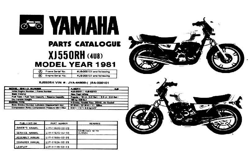 Wiring Diagram Yamaha Xj550 - Wiring Diagram Schemas