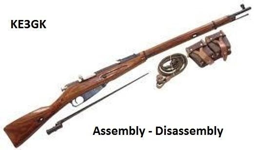 Mosin Nagant  Rifle Disassembly and Reassembly CDROM PDF