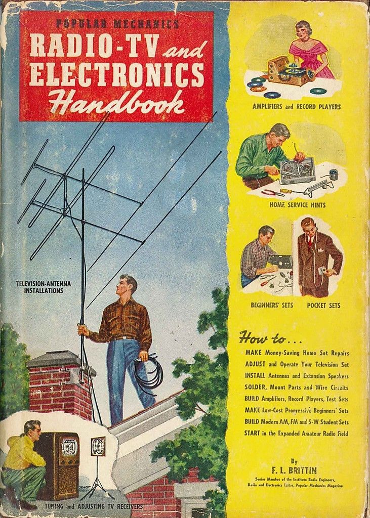 Popular Mechanics Radio, TV and Electronics Handbook * 1950