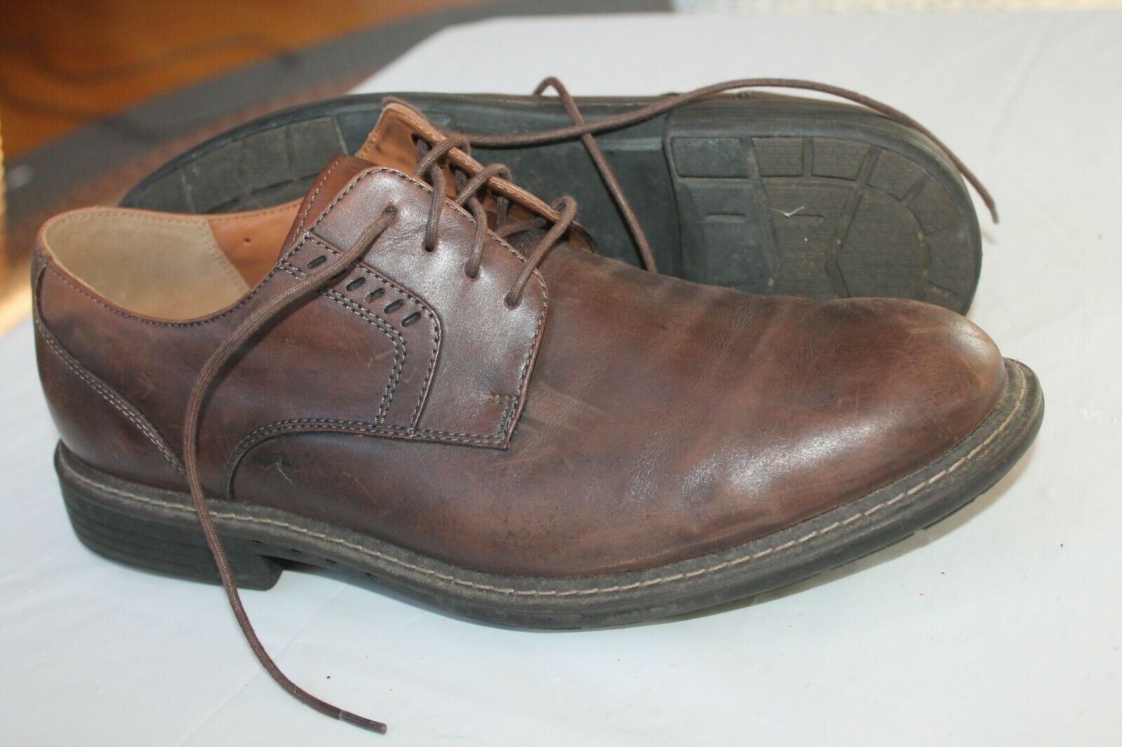 1825 Unstructured BRN Leather Oxfords and similar items