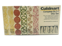Cuisinart DLC-070 Food Processor 9 Disc Set for Model DLC-7 w/Original Box EUC - $79.99