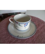 Oneida Blue Lattice cup and saucer 7 available - $3.12