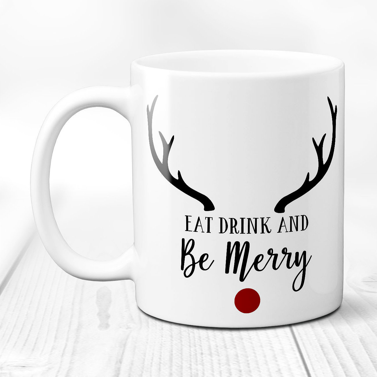 Eat drink be merry Christmas mug coffee mug coffee merry Christma - Mugs