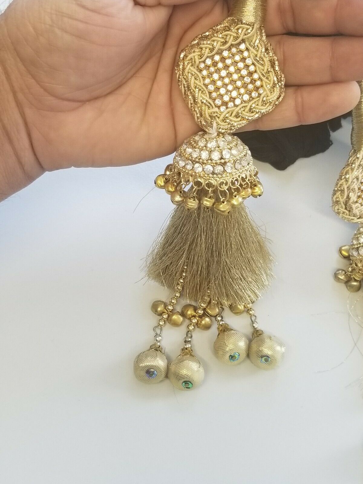Indian Punjabi Parandi Mehndi Jagoo Charms Bridal Patiala Paranda Hair