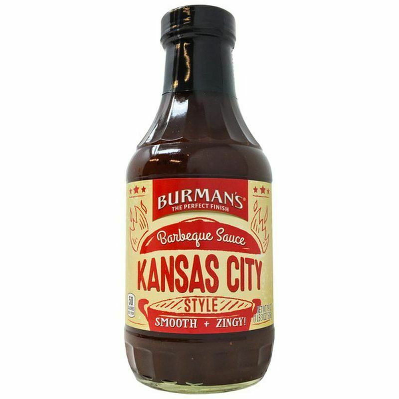 Kansas City Style Barbecue Sauce By Burnahms,, 19 ounce Glass Jars (3