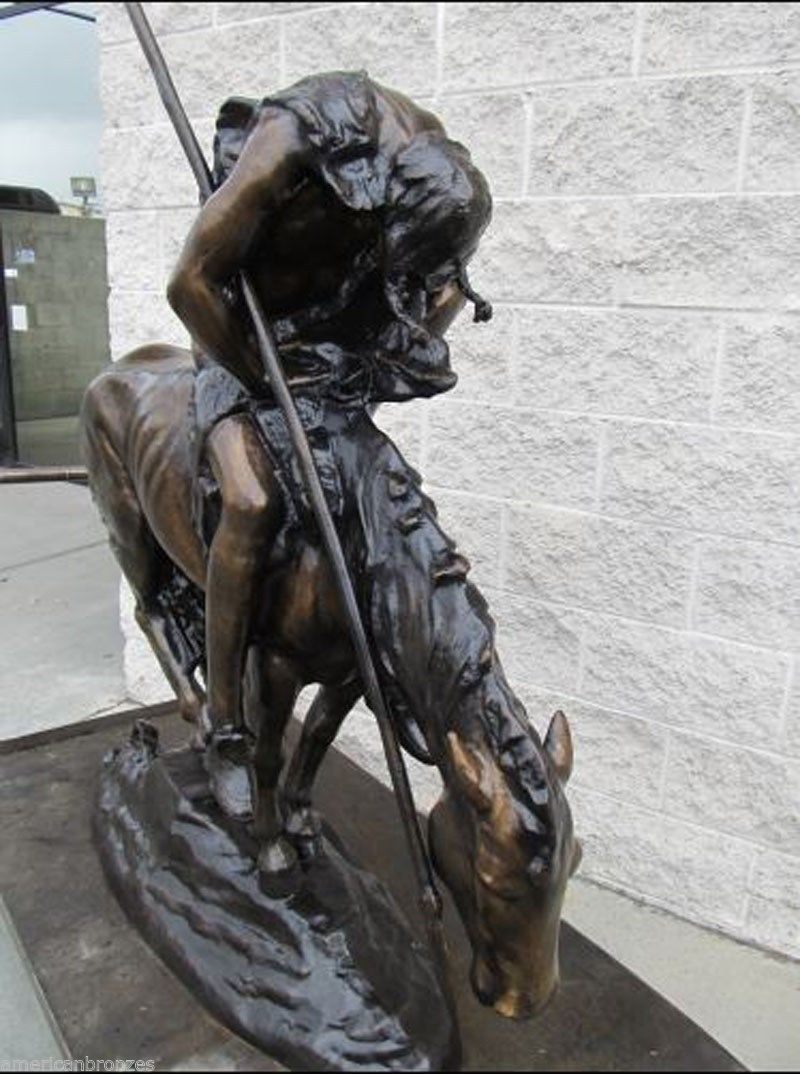 End of The Trail by James Fraser Monumental Bronze Sculpture Statue