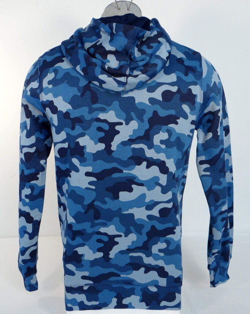 Men's Under Armour Coldgear Blue Camo Pullover Hoodie UM0622 ...