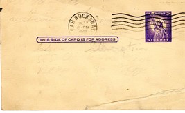 U S Stamps Collectible Liberty Postcard .03 Cent U.S. Postcard - $1.25