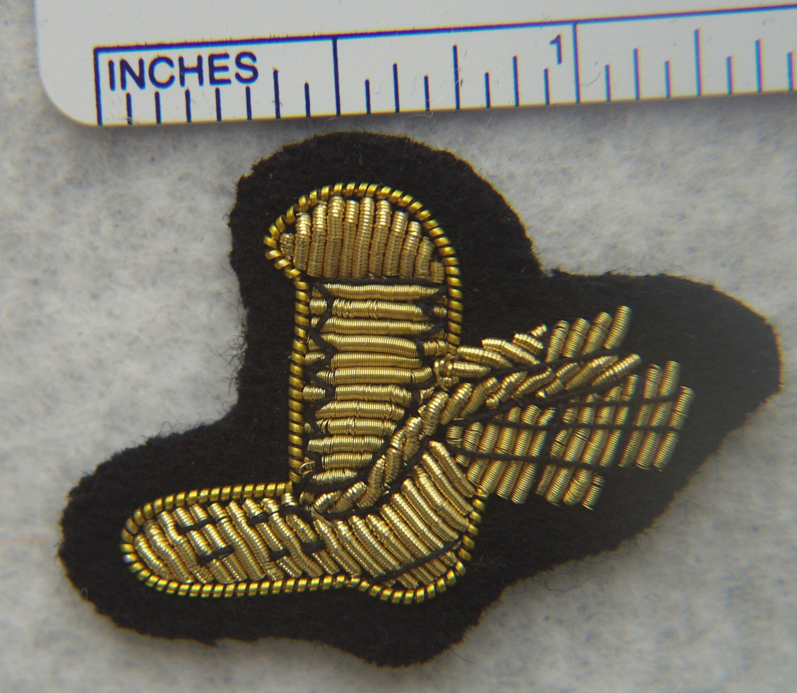 Primary image for WWII US & British Order of Winged Boot (walk-out boot) Bullion     