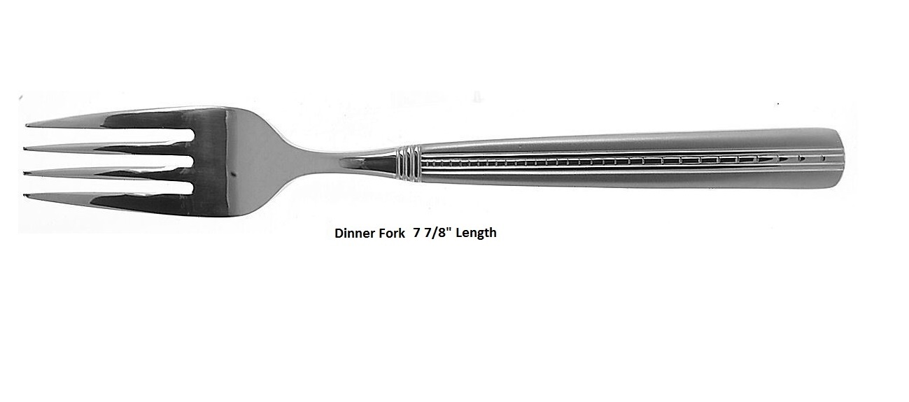 Primary image for New Wedgwood TUXEDO DINNER FORK Stainless Steel Flatware