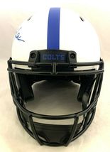MARSHALL FAULK SIGNED INDIANAPOLIS COLTS LUNAR ECLIPSE AUTHENTIC HELMET BECKETT image 3