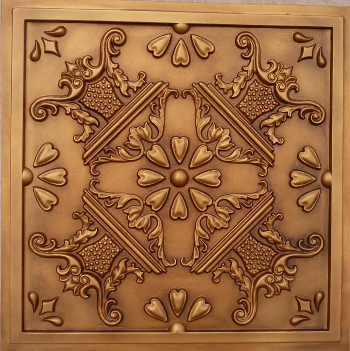 24x24 Decorative Ceiling Tile Class A Fire Rated Glue Up ...