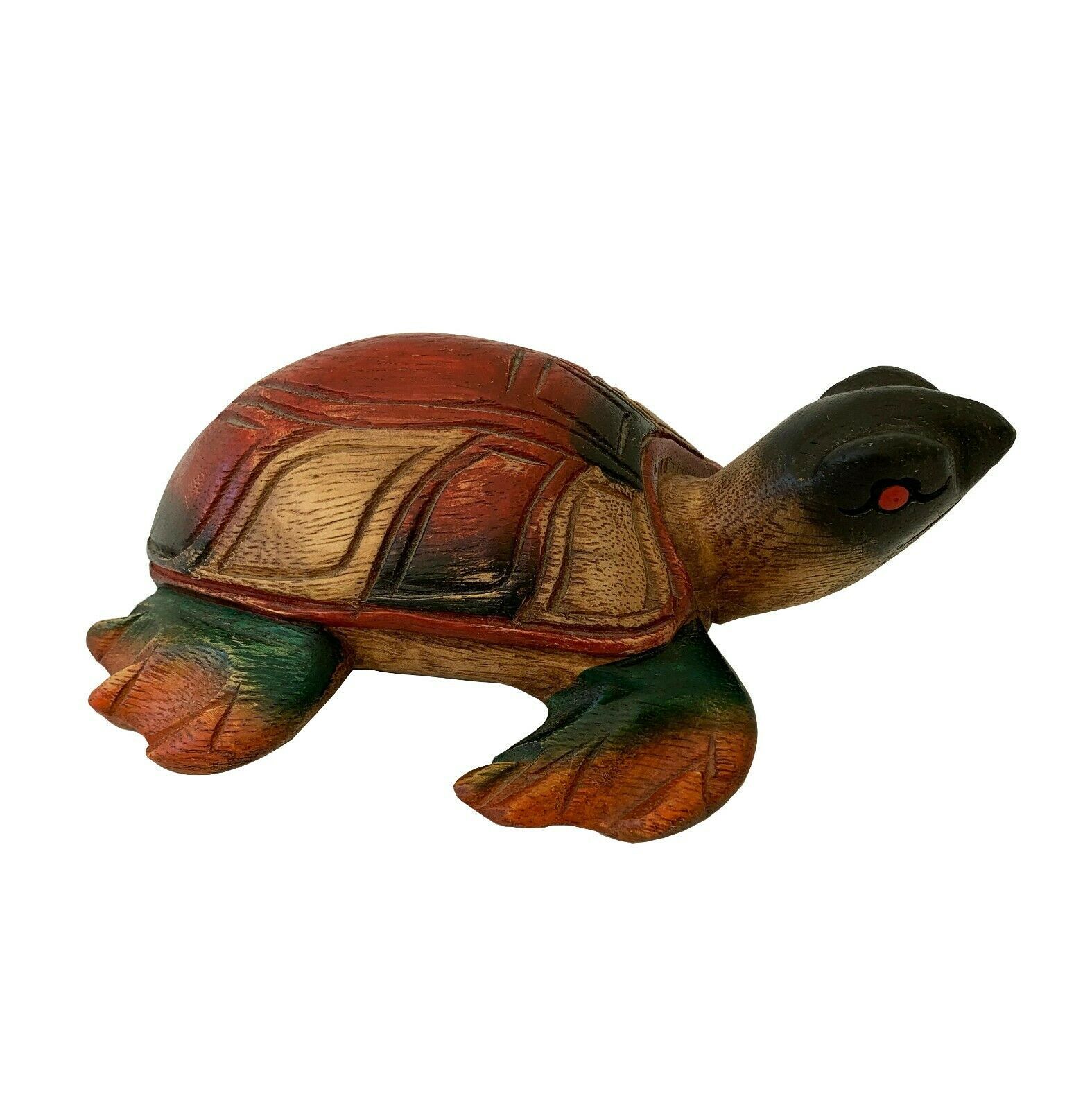 wood turtle figurine